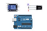 Arduino Uno, relay Module and TSOP38238 IR reciever