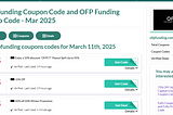 55% OFF OFP Funding Coupon Code