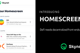 Announcing Homescreen: Decentralized Frontends for Web3