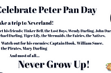 May 9th is Peter Pan Day