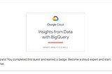 Insights from Data with BigQuery: Challenge Lab — KEY ANSWER 2023