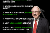 Warren Buffett Is An Icon In The Investment World