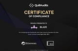 Quillhash Audit Finds $BLAZE Token Contract 100% SAFU
