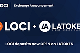 LOCI lists on LATOKEN, the leader for new token liquidity