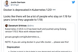 What does docker runtime deprecation in Kubernetes mean for Developers?