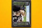 HOT Cow 3d window poster