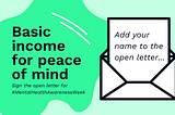 Basic Income for Peace of Mind