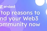 Match, not target: 3 top reasons to find your Web3 community now