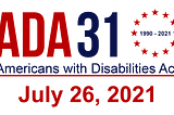 ADA 31st anniversary logo