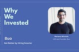 Why We Invested in Buo
