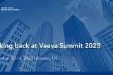 Looking back at Veeva Summit 2023