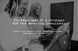 The Advantages of a Strategic B2B Marketing Consultancy