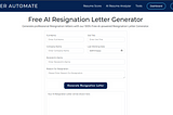 How to Generate Your Resignation Letter in 2 Minutes Using AI