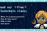 Mavatrix Blockchain Class #3: Cryptocurrency explained