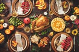 A Thanksgiving feast