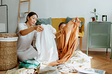 How a doorstep laundry service can be a resource to a happier life.