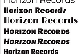 Horizon Records
