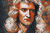 Portrait of Isaac Newton rendered in an abstract artistic style. Rick Crites. AvatArt. Richard Crites. AvatArt.Club. AvatArt NFT Studios. NFTs. Art. Art NFTs. Collectible NFTs. Artificial intelligence art. Artificial Intelligence NFTs. Impressionist art. Classical art NFTs. NFT education. Unusual NFTs. #FreeMint