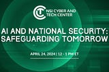 AI and National Security Public Luncheon Event