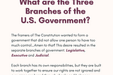 Momentum Minutes: Three Branches of the U.S. Government