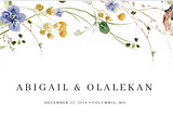 Abigail and Olalekan’s Testimony: God’s will all the way!
