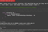 Laravel 8 Migration Error, 1071 Specified key was too long.