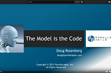 Webinar Video: The Model is the Code
