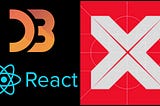 D3.js, React and visx’s logos