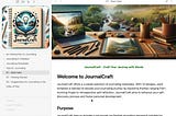 JournalCraft — Introducing my New Tool for Journaling Enthusiasts