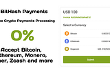 Accept Bitcoin, Ethereum, Monero, Zcash and other crypto payments without fees