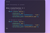 API Versioning in Laravel