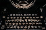 Vintage typewriter.
