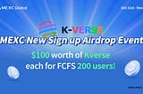 MEXC New Signup $20,000 Airdrop Event
