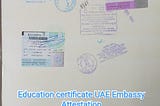 Commercial Documents United Arab Emirates Embassy Attestation Process