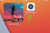 How do I set the hourly chime on iPhone