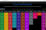 Azure Solution Explorer