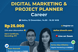 KICKSTART YOUR DIGITAL MARKETING & PROJECT PLANNER CAREER