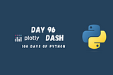 Creating Beautiful Data Visualizations with Plotly and Dash (96/100 Days of Python)