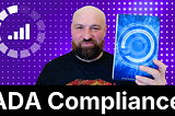 ADA Compliance cover with Accessible.org founder Kris Rivenburgh holding up his book.