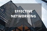 How to Build Network Effe