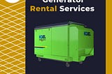 Generator Rental Services