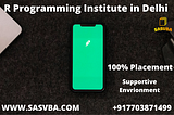 R Programming Institute in Delhi
