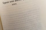 Il 20 luglio 2001 (e un romanzo)