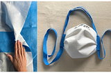 DIY Dome Mask from Sterilization Wrappers