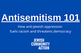 JCA Antisemitism and White Supremacy Trainings