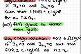 Order Notation Cheat Sheet