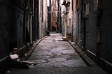 dirty street
