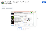 Keylogger for Chrome: track keystrokes, screenshots and activities on Chrome