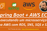 Spring Boot + AWS EC2: executando um microsserviço na AWS com RDS, SNS, SQS e S3