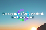 Development of AIre Databank has been started!